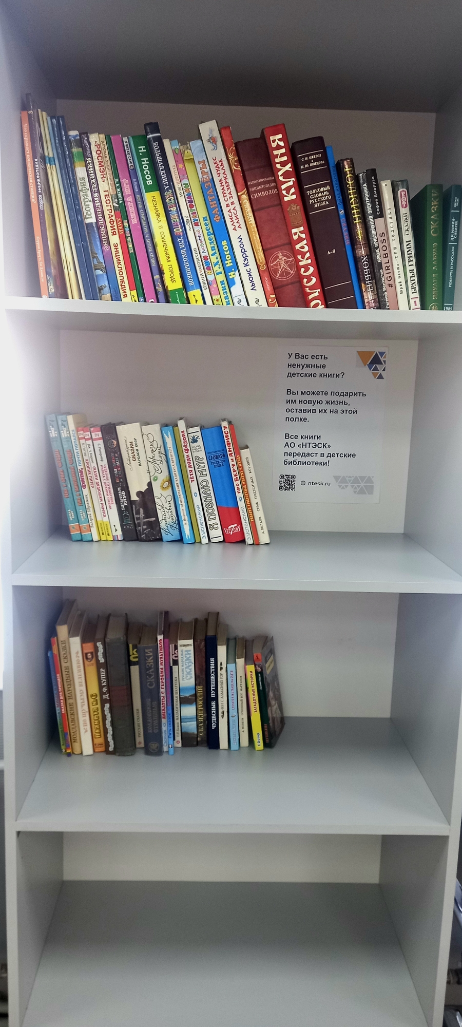 Собранные тагильчанами книги переехали в библиотеку